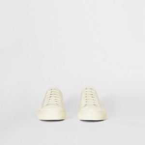 Alternative view of Giày Burberry Logo Print Cotton Garbadine 'Vanilla' 80450771