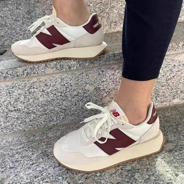 Giày New Balance 237 'White Burgundy' MS237SB - Ảnh 9