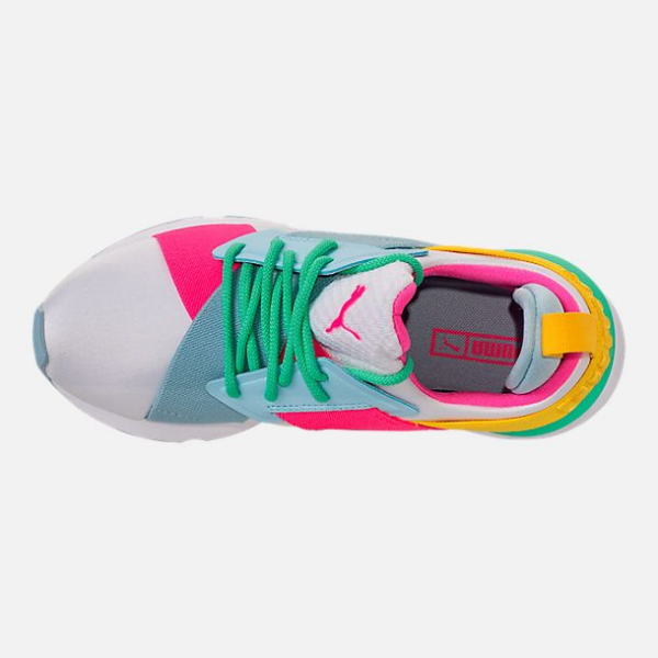 Giày Puma Muse J 'White Teal Pink' 367645-04 - Ảnh 3