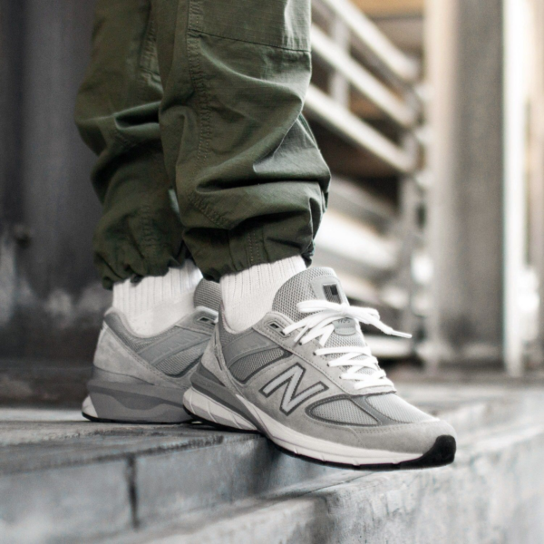 Giày New Balance 990v5 Made In USA 'Grey' M990GL5 - Ảnh 2