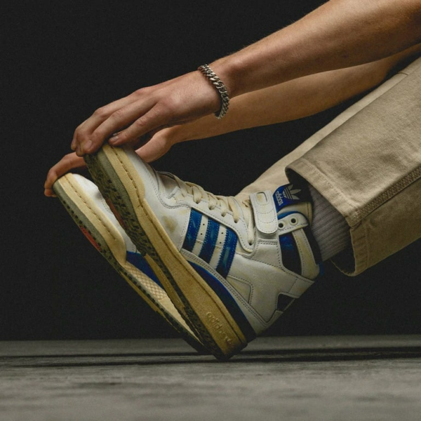 Giày Adidas Forum 84 Hi AEC 'White Blue' GZ6467 - Ảnh 4