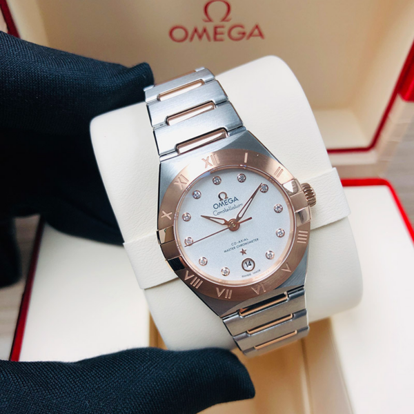 Đồng Hồ Omega Constellation Manhattan 'Rose Gold' 131-20-29-20-55-001 - Ảnh 2
