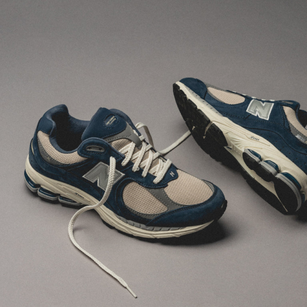 Giày New Balance 2002R 'Blue Beige Silver' M2002RHR - Ảnh 5