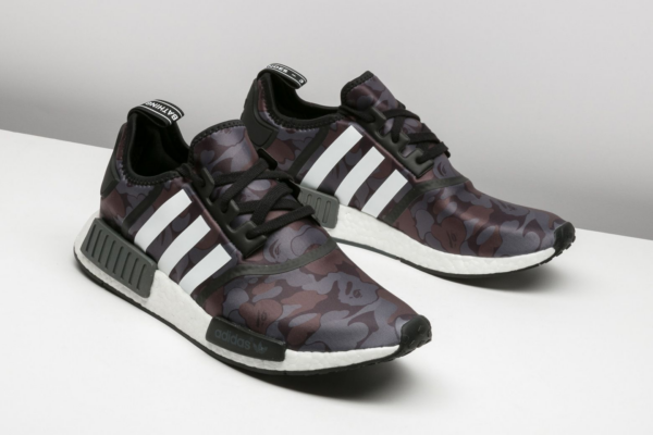 Giày Adidas A Bathing Ape x NMD R1 'Black Camo' BA7325 - Ảnh 6