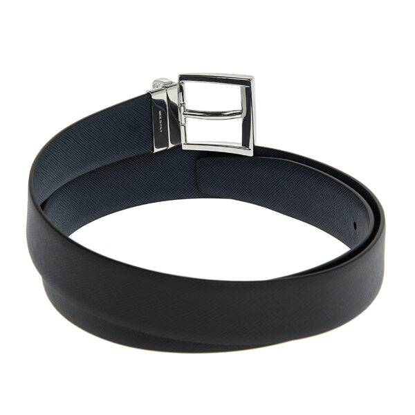 Thắt Lưng Prada Men's Square Buckle Belt 'Black' 2CC004-053-F0RD7 - Ảnh 4