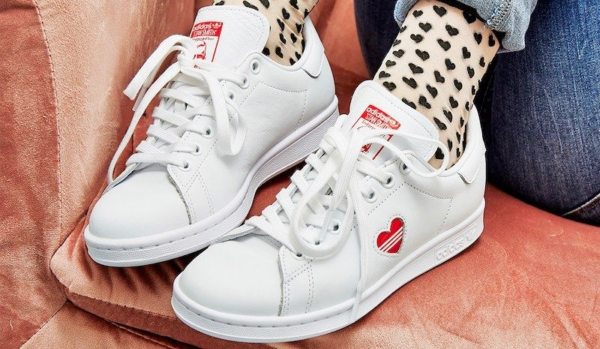 Giày Adidas Stan Smith Valentines Day 'White' FV8260 - Ảnh 3
