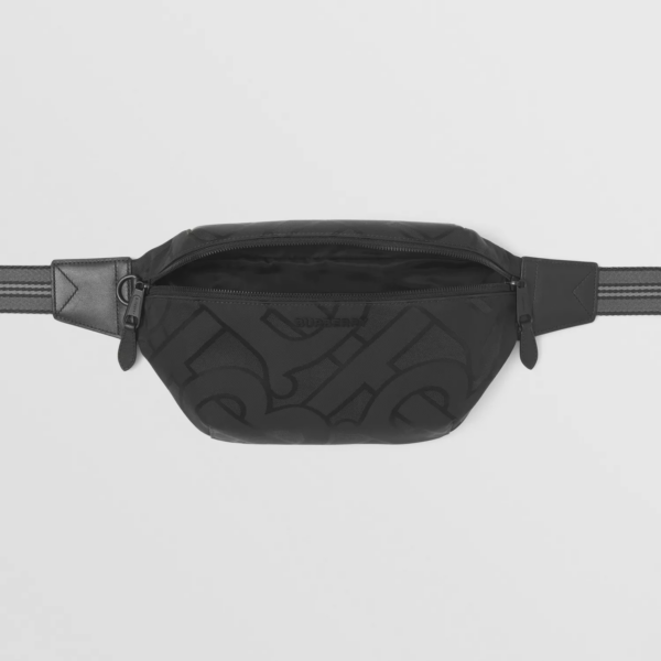 Túi Burberry Monogram Jacquard Sonny Black - Ảnh 3