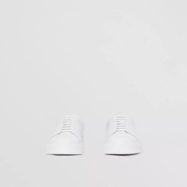 Giày Burberry Stripe Detail Leather 'Optic White' 80432001 - Ảnh 2