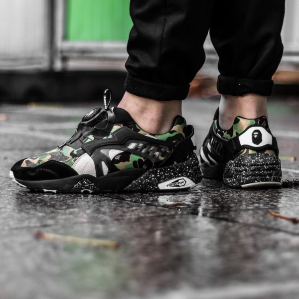 Giày Puma A Bathing Ape x Disc Blaze 'Camo' 358846-01 - Ảnh 2