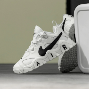 Alternative view of Giày Nike Air Barrage Low White Black CW3130-100