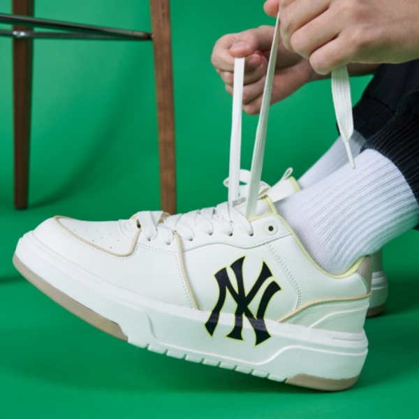 Giày MLB Chunky Liner New York Yankees Beige 3ASXCA12N-50BGS - Ảnh 2