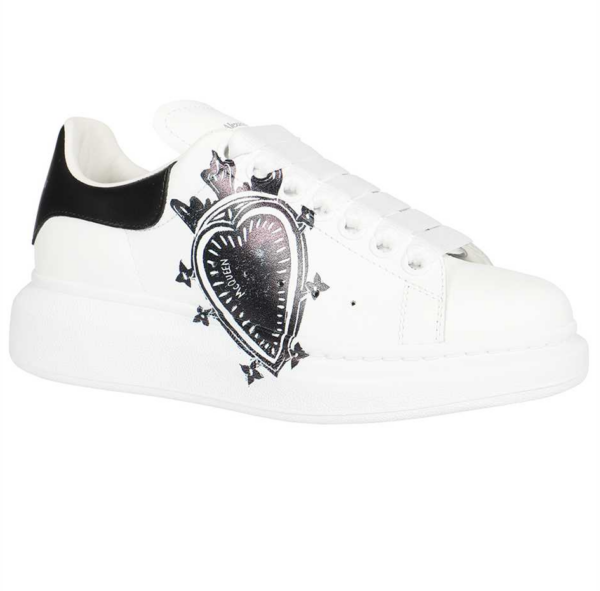 Giày Alexander McQueen Oversized Sneakers 'White' 667570-WIAF3-9061 - Ảnh 2
