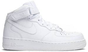 Giày Nike Wmns Air Force 1 Mid 07 Leather 'Triple White' 366731-100