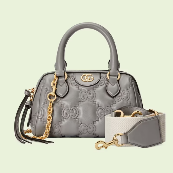 Túi Gucci GG Matelassé 'Dusty Grey' 702251-UM8HG-1563 - Ảnh 4