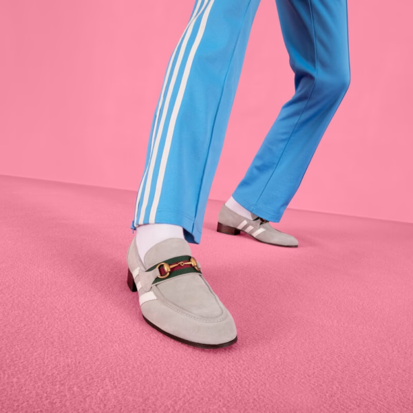 Giày Gucci x Adidas Men's Loafer 'Grey' 702283-1DPM0-1470 - Ảnh 2
