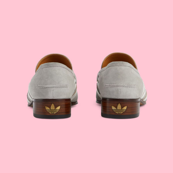 Giày Gucci x Adidas Men's Loafer 'Grey' 702283-1DPM0-1470 - Ảnh 6