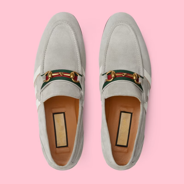 Giày Gucci x Adidas Men's Loafer 'Grey' 702283-1DPM0-1470 - Ảnh 4