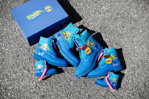 Giày Timberland SpongeBob 'Bright Blue' TB0A22T4-J45 - Ảnh 5