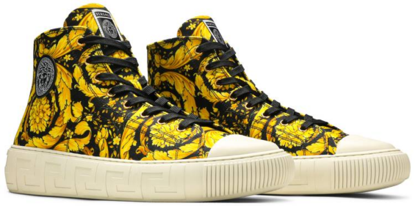 Giày Versace Greca Barocco Print 'Yellow' DSU8403-DTE4G-5W08V - Ảnh 3