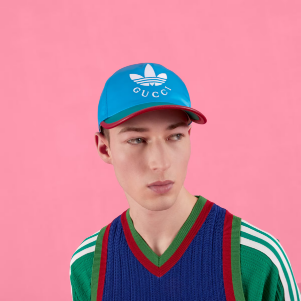 Mu Gucci Adidas x Gucci Baseball 'Blue Satin' ‎703825-4HAQD-4967