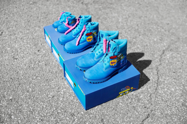 Giày Timberland SpongeBob 'Bright Blue' TB0A22T4-J45 - Ảnh 6