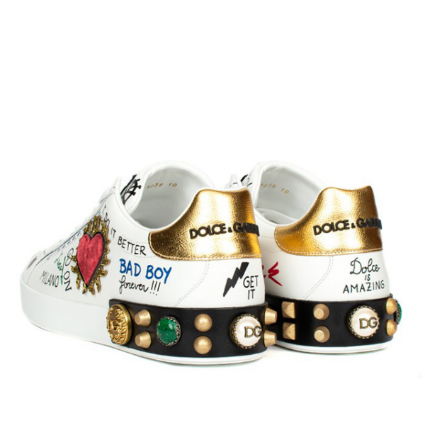 Giày Dolce & Gabbana Portofino 'Graffiti' CS1759-AH029-8I049 - Ảnh 4