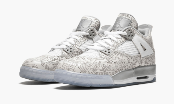 Giày Nike Air Jordan 4 Retro BG 'Laser' 705334-105 - Ảnh 6