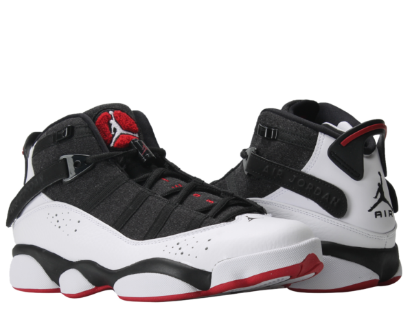 Giày Nike Jordan 6 Rings Black White Red 322992-012 - Ảnh 6