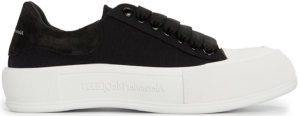 Giay Alexander Mcqueen Deck Plimsol 'Black' 707680-W4MV7-1070