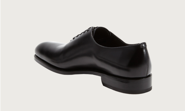 Giày Salvatore Ferragamo Plain Toe Oxford 'Black' 02B482-707825 - Ảnh 3