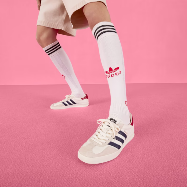 Giày Gucci x Adidas Men's Gazelle 'White' 707847-UTT10-9060 - Ảnh 2