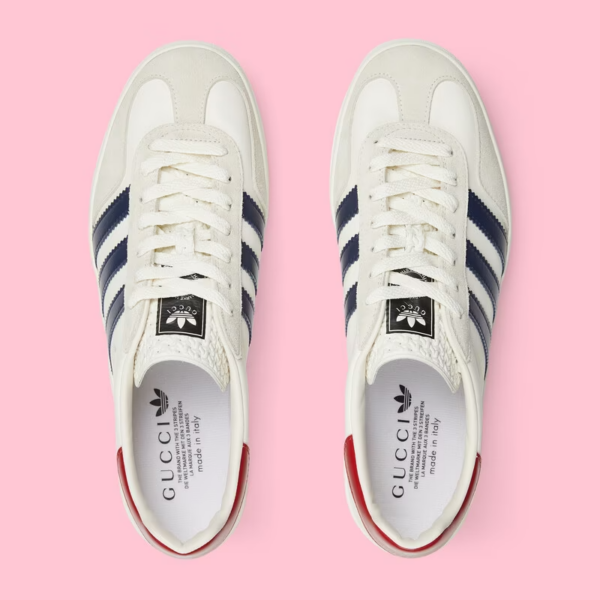 Giày Gucci x Adidas Men's Gazelle 'White' 707847-UTT10-9060 - Ảnh 4