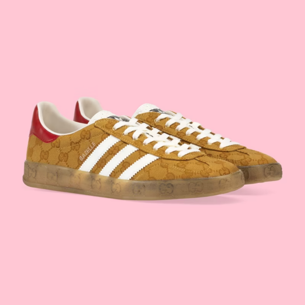 Giày Gucci x Adidas Men's Gazelle 'Brown' 707850-UWV20-7162 - Ảnh 3