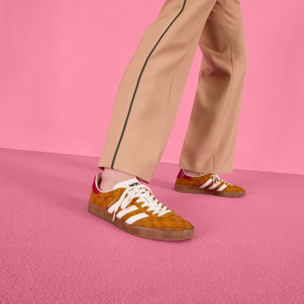 Giày Adidas x Gucci Gazelle 'Brown' 707850-UWV20-7162 - Ảnh 6