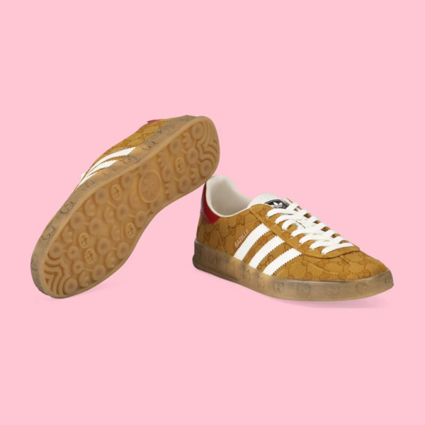Giày Gucci x Adidas Men's Gazelle 'Brown' 707850-UWV20-7162 - Ảnh 5