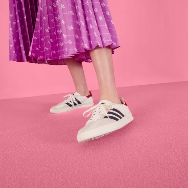 Giày Gucci x Adidas Women's Gazelle 'White' 707861-UTT10-9060 - Ảnh 2