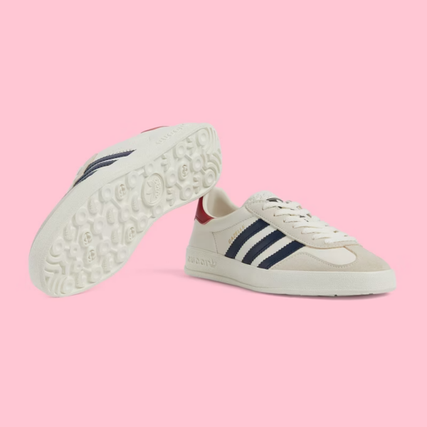 Giày Gucci x Adidas Women's Gazelle 'White' 707861-UTT10-9060 - Ảnh 5