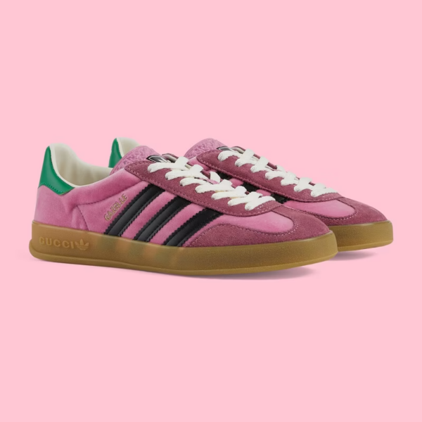 Giày Gucci x Adidas Women's Gazelle 'Pink' 707864-9STU0-5960 - Ảnh 3