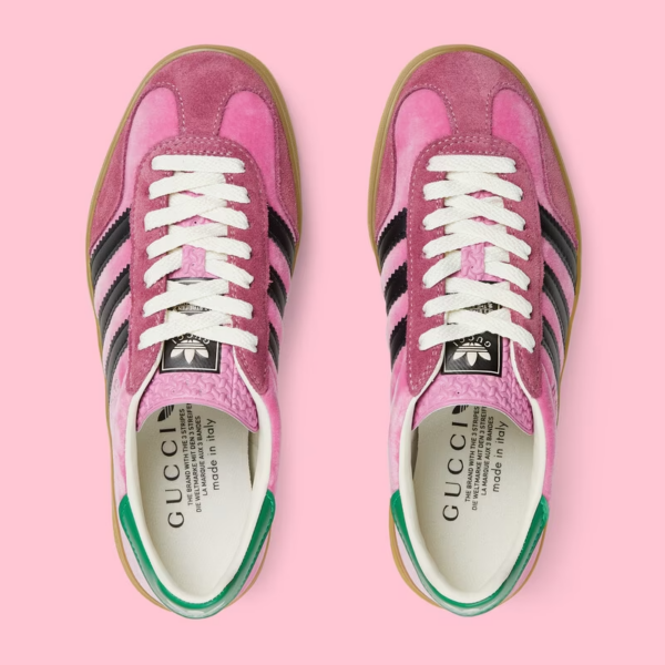 Giày Gucci x Adidas Women's Gazelle 'Pink' 707864-9STU0-5960 - Ảnh 4