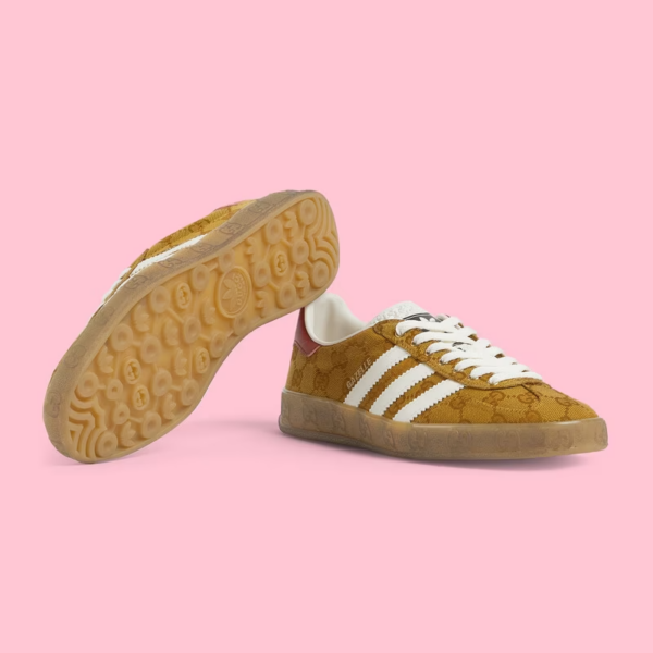 Giày Gucci x Adidas Women's Gazelle 'Yellow' ‎707868-UWV20-7162 - Ảnh 5