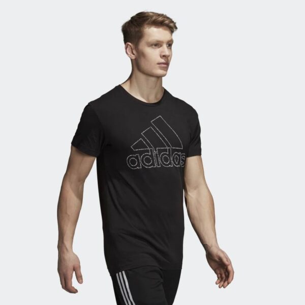 Áo Adidas Id Badge Of Sport Tee Graphic Tee Black DI0271 - Ảnh 3