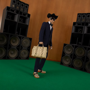 Tui Gucci Python Tote 'Beige Black' ‎711057-LU30T-9528