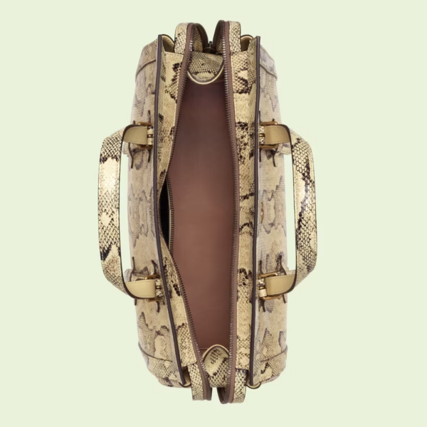 Tui Gucci Python Tote 'Beige Black' ‎711057-LU30T-9528