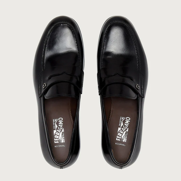 Giày Salvatore Ferragamo Penny Loafer 'Black' 02B670-714778 - Ảnh 4