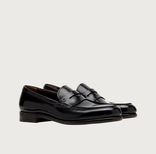 Giày Salvatore Ferragamo Penny Loafer 'Black' 02B670-714778 - Ảnh 2