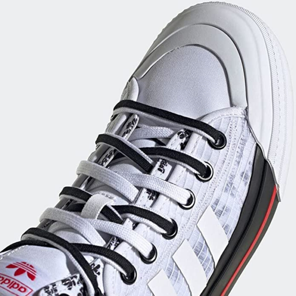 Giày Adidas Nizza Hi DL Clover 'White And Black' GY5340 - Ảnh 2