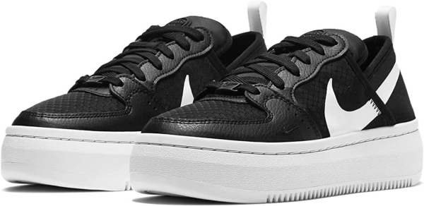 Giày Nike Wmns Court Vision Alta TXT 'Black White' CW6536-001 - Ảnh 8