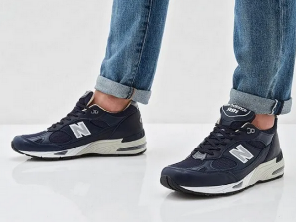 Giày New Balance 991 Made in England 'Navy' M991NNN - Ảnh 2