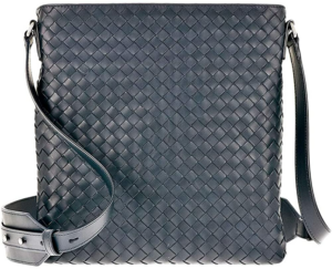Túi Bottega Veneta Intrecciato Grey Weave Messenger Bag 577534-VBOC6-4013