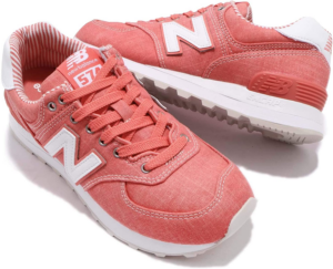 Alternative view of Giày New Balance 574 Wmns 'Spiced Coral' WL574CHE